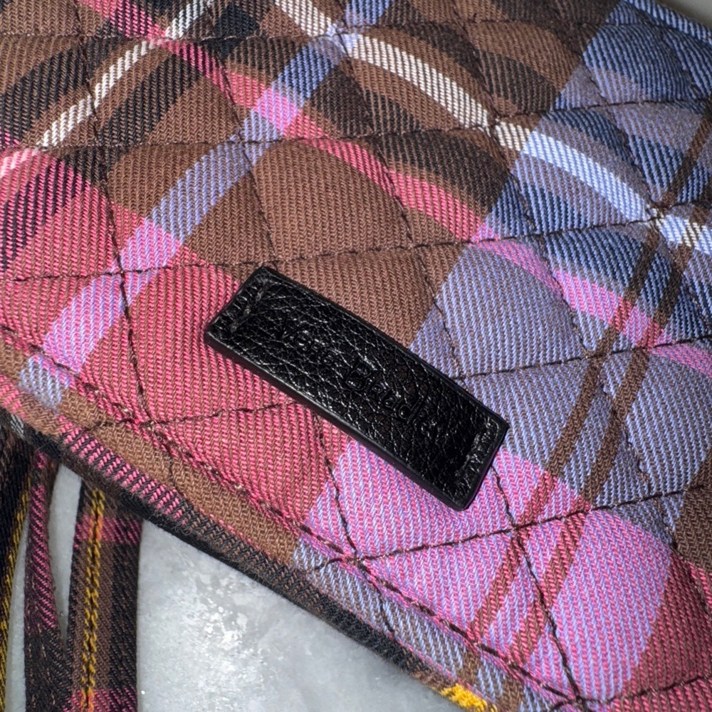 Vera Bradley All in One Plaid Crossbody Wristlet Wallet - Picture 2 of 6